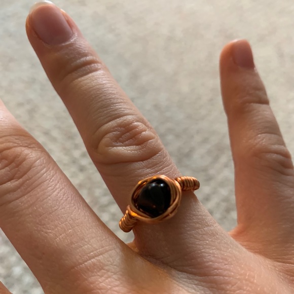 Wire Gemstone Ring - Picture 3 of 4